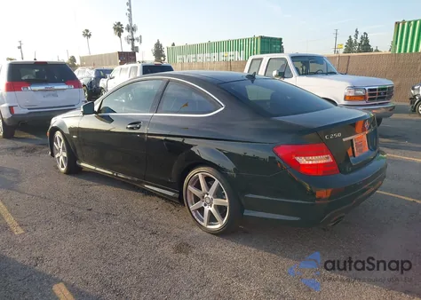 2012 Mercedes-Benz C 250 from USA, damaged, VIN WDDGJ4HB2CF854276